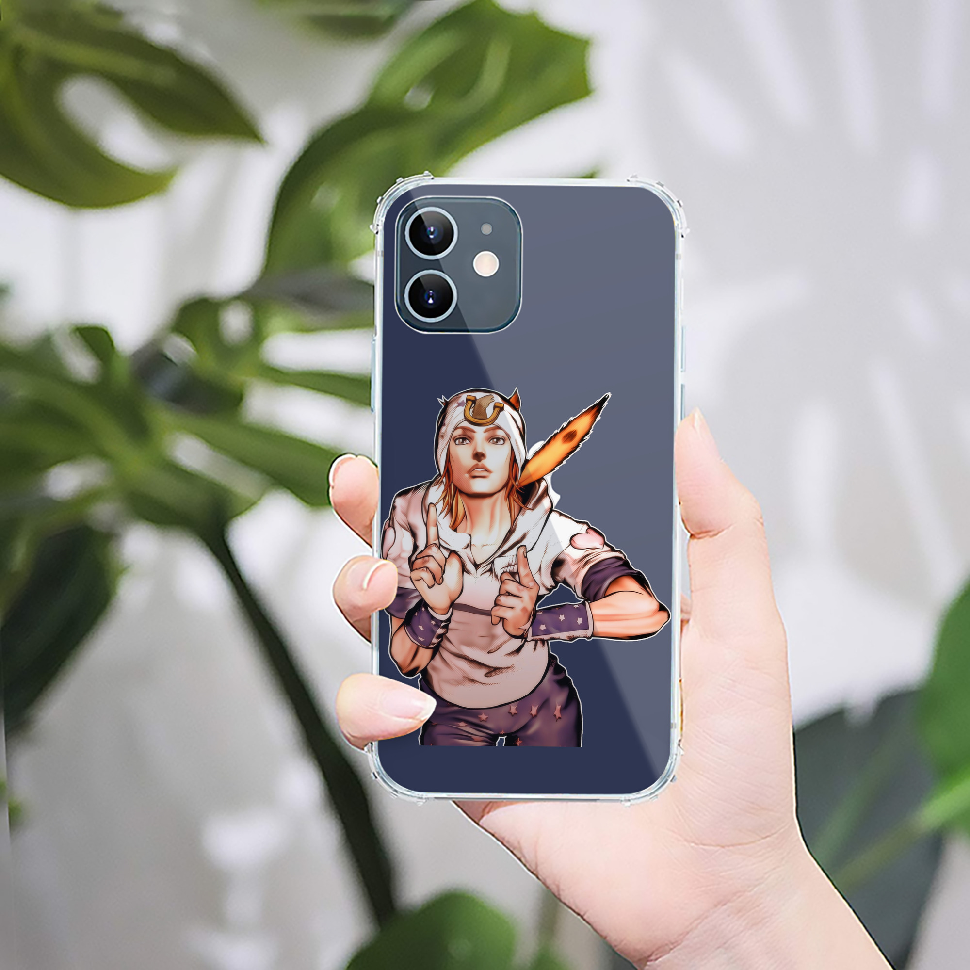 （画像用） ジョジョの奇妙な冒険 ジョナサン?ジョースター JoJo's Bizarre Adventure Jonathan Joestar 【iPhone 12シリーズ対応】透明スマホケース（クリアソフトケース）